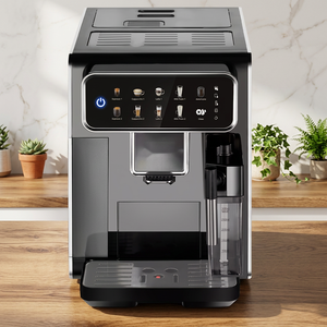 <b>Fully</b> <b>Automatic</b> Stainless Steel <b>Coffee</b> <b>Machine</b> Auto Milk Foam System 15 Bars Pressure PID Temperature Control Multi Drinks - Product Image 1