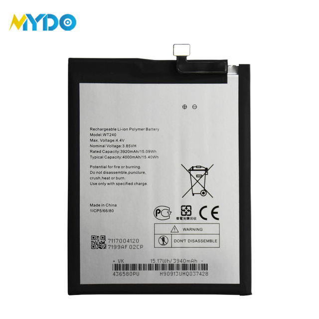 Original 4000mAh Li-ion Mobile Phone Battery for Nokia 3.2 WT240 New Replacement with 3.85v Voltage Stock Available
