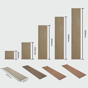 QIANQIAO Vente en gros de panneaux acoustiques en bois Akupanel pour décoration intérieure, insonorisants, 2800 mm x 600 mm, réduction du bruit - Product Image 4