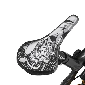 Ultralight yumuşak bisiklet koltuğu yastık PU deri yol/Mtb bisiklet sele koltuk bisiklet yedek parça