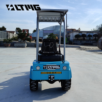 Cina Mini Front-End Loader batteria elettrica al litio 0.5 Ton 1 Ton Mini caricatore elettrico con certificato CE