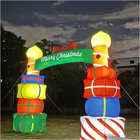 Ballon gonflable géant de Père Noël pour la décoration de jardin, 20 pieds, 30 pieds de haut, avec prix d'usine, tissu Oxford durable, alimenté par prise électrique