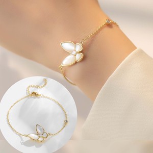 Butterfly Jewelry Set Zinc Alloy Party Fashion Accessories Elegant Seashell Design - Product Image 2