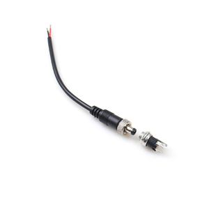 Enchufe macho DC5.5x2.5mm con manguito roscado para abrir cable con enchufe roscado hembra Kit <span class=keywords><strong>de</strong></span> cable <span class=keywords><strong>de</strong></span> alimentación - Product Image 3