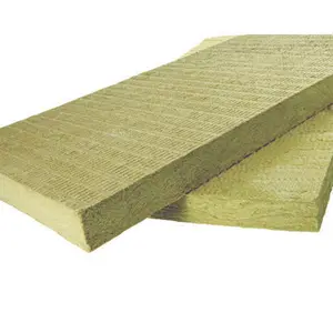 Pabrik langsung pasokan tahan api pelembab steinwolle batu Papan wol rock wool 6inch