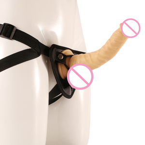 Dildo Realista de 8 Pulgadas con Correa, Juguete Sexual para Mujeres y Lesbianas - Product Image 1