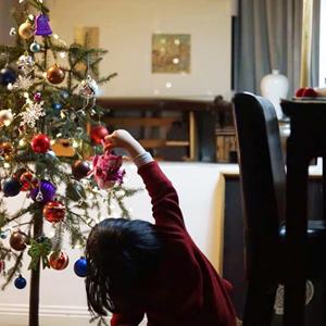 Ensemble de boules décoratives colorées en plastique mélangé pour sapin de Noël - Product Image 6