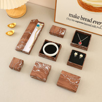 Boîte à bijoux personnalisée avec impression sur mesure, emballage en papier pour bijoux, vente en gros pour bague, collier, boucles d'oreilles