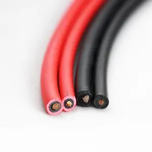 Hot Popular 10 mm2 XLPO Sheath Red Black Solar Panel Battery PV Cable Wire DC AC