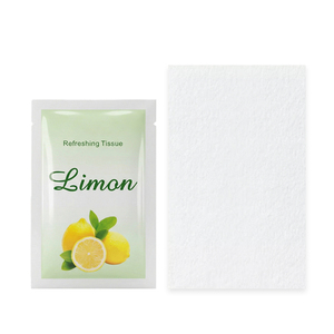 Lingettes rafraîchissantes individuelles parfum citron – Serviette absorbante portable pour la transpiration, idéale pour la gym, les voyages, l'hôtel et le <span class=keywords><strong>spa</strong></span> - Product Image 4