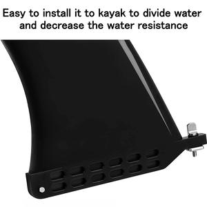Aileron arrière de planche de SUP transfrontalier de 9,25 pouces, accessoire de planche de surf, grand aileron de queue, aileron de balancement pour la planche à pagaie - Product Image 5