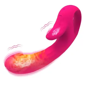 Heating Sucking Vibrator Thruster Frequency Clitoris Female Vibrate Telescopic Dildo Stimulation Sex Toys For Women