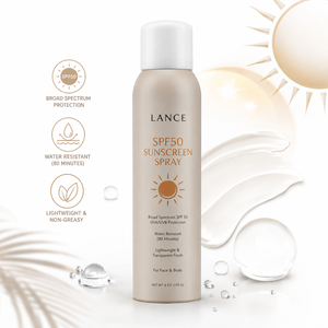 <span class=keywords><strong>ส</strong></span><span class=keywords><strong>เปร</strong></span><span class=keywords><strong>ย์</strong></span><span class=keywords><strong>กันแดด</strong></span> Lance Private Label Active Sport <span class=keywords><strong>ส</strong></span>ำหรับผิวหน้าและผิวกาย SPF50 ป้องกันแ<span class=keywords><strong>ส</strong></span>งแดด<span class=keywords><strong>ส</strong></span>ำหรับการเดินทางและชายหาด กันน้ำได้นาน 80 นาที - Product Image 1