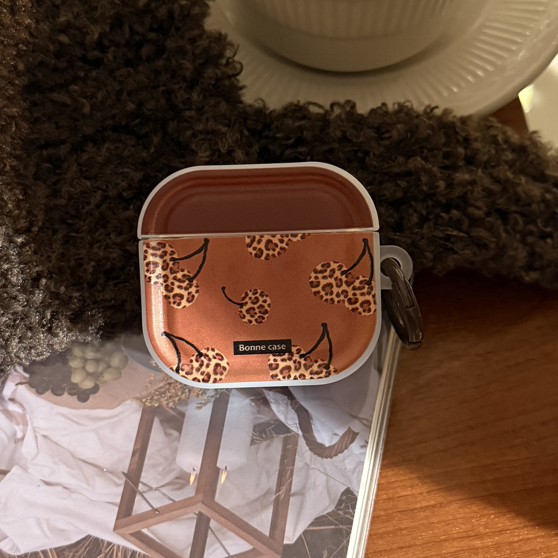 Cherry Brown Leopard Coffee-Colored Ring