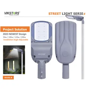 Outdoor IK10 IK08 IK09 IK07 LED Street Lights With Adjustable Holder For Public Lighting IK10 LED Street Lamp