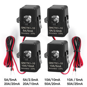 Capteur de transformateur de courant micro à noyau ouvert QNCTK1-10 50A 25mA 100A 50mA 20A 10mA 1 2000 Transducteur de courant à noyau divisé pince CT - Product Image 3