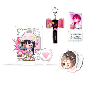 Customized transparent acrylic K-pop anime-style acrylic commemorative <b>gift</b> <b>set</b> - Product Image 4