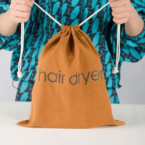 Funda Protectora para Secador de Pelo Weedi con Cordón, de Lona de Algodón Reutilizable, para Viajes y Almacenamiento en Hoteles - Product Image 3