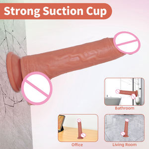 Best Seller 8,58 ''Consoladores de silicona suave Realista Anal Vaginal Insertar Gran consolador realista <span class=keywords><strong>para</strong></span> mujeres y <span class=keywords><strong>hombres</strong></span> con ventosa - Product Image 6