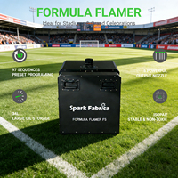 Projecteur de flamme électrique DMX étanche Formula Flamer SF-F5, 5 têtes, avec télécommande, pour effets de feu sur scène