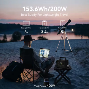 Flashfish năng lượng mặt trời 200 W 200 Watt ngoài trời sử dụng Anh Mỹ EU cắm di động sạc điện thoại di động trạm sạc - Product Image 3