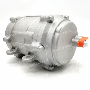 New phổ 12V 24V điện DC máy nén cho xe & Xe Tải Điều hòa không khí hệ thống R134a tự động điện AC máy nén - Product Image 3