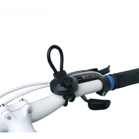 Universel 360 °   Support rotatif pour phare de vélo, support de lampe torche, support fixe pour poussette et ventilateur portable