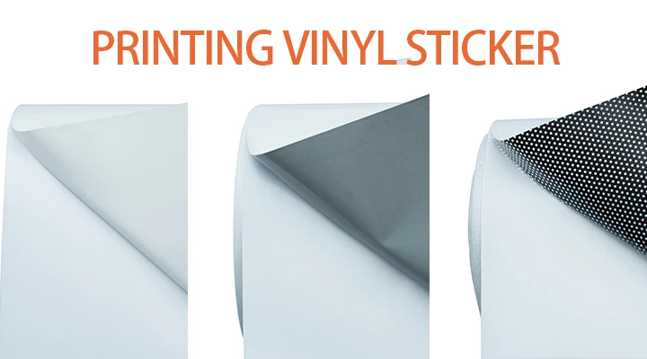 Glossy Matt White Eco Solvent Printing PVC Printable Adhesive Car Wrap Vinyl Sticker Roll Self Adhesive Vinyl