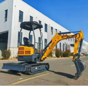 Mini-pelle enfichable 2 tonnes entièrement électrique et télécommandée personnalisable en usine