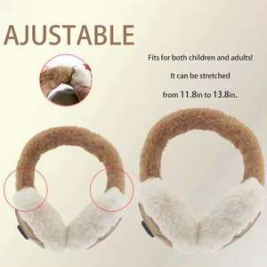 Chauffe-<span class=keywords><strong>oreille</strong></span> électrique sans fil, <span class=keywords><strong>cache</strong></span>-oreilles avec batterie Li-ion 2000 mAh pour le ski, le vélo, la pêche, la randonnée en hiver froid - Product Image 2