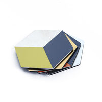 Placas de Metal Blancas para Sublimación, Posavasos para Tazas de Té, Impresión de Logotipo Personalizado, Base Grabada para Mesa de Barra de Café