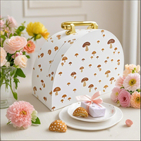 Boîte Cadeau de Luxe Personnalisée en Carton avec Logo Estampé à Chaud, Emballage Portable Style Sac à Main, Écologique et Réutilisable pour Occasions Spéciales