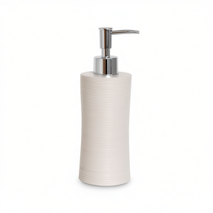 Distributeur de savon Jaipur beige, hauteur 20,5 cm, distributeur de savon liquide - Product Image 3