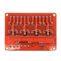Carte d'extension de relais à déclenchement par niveau haut et bas isolée par optocoupleur, module de relais 4 voies 5V/12V/24V