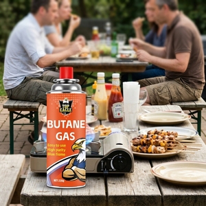 Recarga de Gas <span class=keywords><strong>Butano</strong></span> para Exteriores a <span class=keywords><strong>Precio</strong></span> de Fábrica, Cartucho Portátil de 227g 230g 250g para Camping - Product Image 1