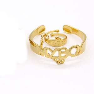 Braccialetto Trendy per Bambini in Rame Placcato Oro, Ipoallergenico, con Charm a Stella Intagliata, <span class=keywords><strong>Gioielli</strong></span> per Neonati con Campanelle a Cuore - Product Image 5