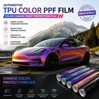Película Protectora de Pintura (PPF) de TPU para Automóviles, Película de Cambio de Color, Venta al Por Mayor