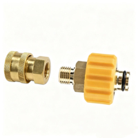 Adaptateur de raccord rapide pour nettoyeur haute pression JYM-PA-1157 en laiton 1/4 pouce, convertisseur de pistolet à mousse PA