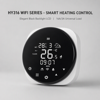 Wifi App Control Tuya Termostato inteligente con control de voz Termostato inalámbrico inteligente para el hogar Controlador programable Calefacción por suelo radiante