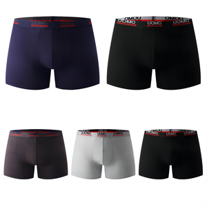 2025 Herren Boxershorts Großhandelsposten in Gemischten Größen aus Polyester Nahtlose Unterwäsche für Männer - Product Image 4