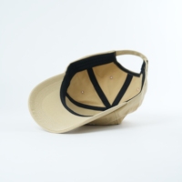Gorra de Béisbol Personalizada de Algodón Lavado Amarillo, Estilo Minimalista, Bordado con Efecto Realista, Gorra de 6 Paneles con Estructura Suave para Hombre y Mujer