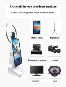 Máy phát trực tiếp tất cả trong một chuyên nghiệp với màn hình cảm ứng tương tác 10 điểm phòng phát sóng trực tiếp Android CPU IP đầu vào - Product Image 6