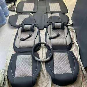 <span class=keywords><strong>Coprisedili</strong></span> <span class=keywords><strong>Auto</strong></span> <span class=keywords><strong>Universali</strong></span> in Pelle di Lusso, Set Completo di Cuscini per Sedili per Tutte le Stagioni - Product Image 1
