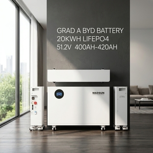 Madsun 20kWH Stazione di Ricarica per Auto Elettriche a Pavimento, Accumulo di Energia Verde Solare, <span class=keywords><strong>Batteria</strong></span> BYD LIFEPO4 400AH 51.2V DC - Product Image 5
