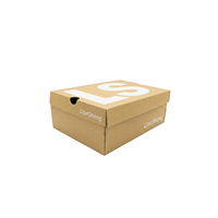 Emballages et boîtes cadeaux rectangulaires en papier kraft faits à la main, écologiques et recyclables, pour chaussettes et vêtements