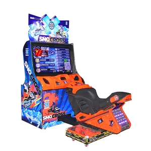 Threeplus Muntautomaat Gebruikt Sno Cross Simulator Motor Auto Racing Video Arcade Game Machine Voor Volwassenen