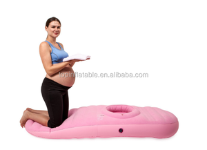 Almohada Inflable <span class=keywords><strong>para</strong></span> Mujeres <span class=keywords><strong>Embarazadas</strong></span>, Colchón de Aire con Orificio, Superficie Suave, Almohada de Maternidad <span class=keywords><strong>para</strong></span> <span class=keywords><strong>Yoga</strong></span> <span class=keywords><strong>en</strong></span> <span class=keywords><strong>Casa</strong></span> - Product Image 2