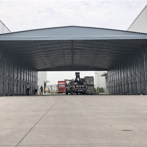 <span class=keywords><strong>Toldo</strong></span> Retráctil de Alta Calidad, Resistente a la Corrosión, de Acero Galvanizado y Lona de PVC, para Diversos Lugares al Aire Libre - Product Image 1