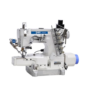 Machine à coudre interlock à cylindre pour T-shirts, modèle DT 600-01CB/EUT/DD, avec fonction de couture et de surjet pour la bordure du col - Product Image 1