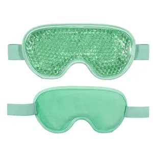 Headache Relief Eye Mask Ice Pack Hot Cold Mask Cooling Soothing Relaxing Sinus Freezer Gel Beads